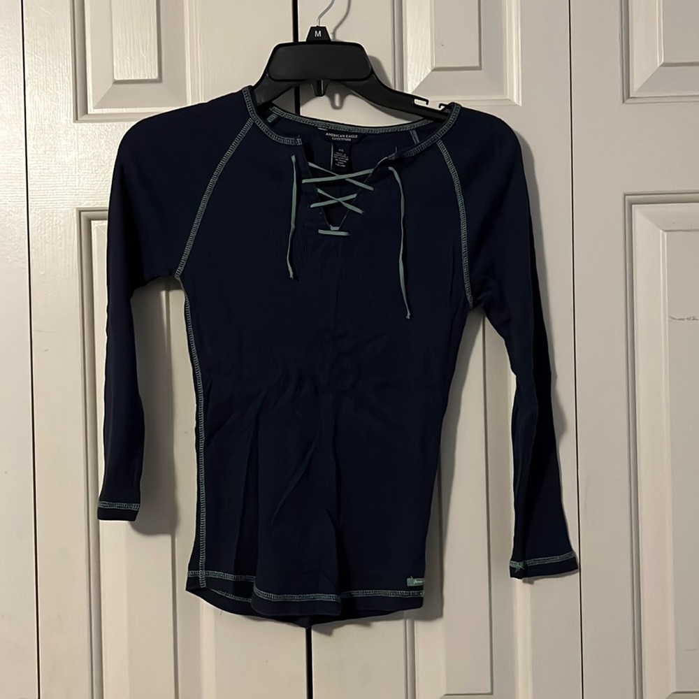American Eagle Three-Quarter Sleeved Shirt